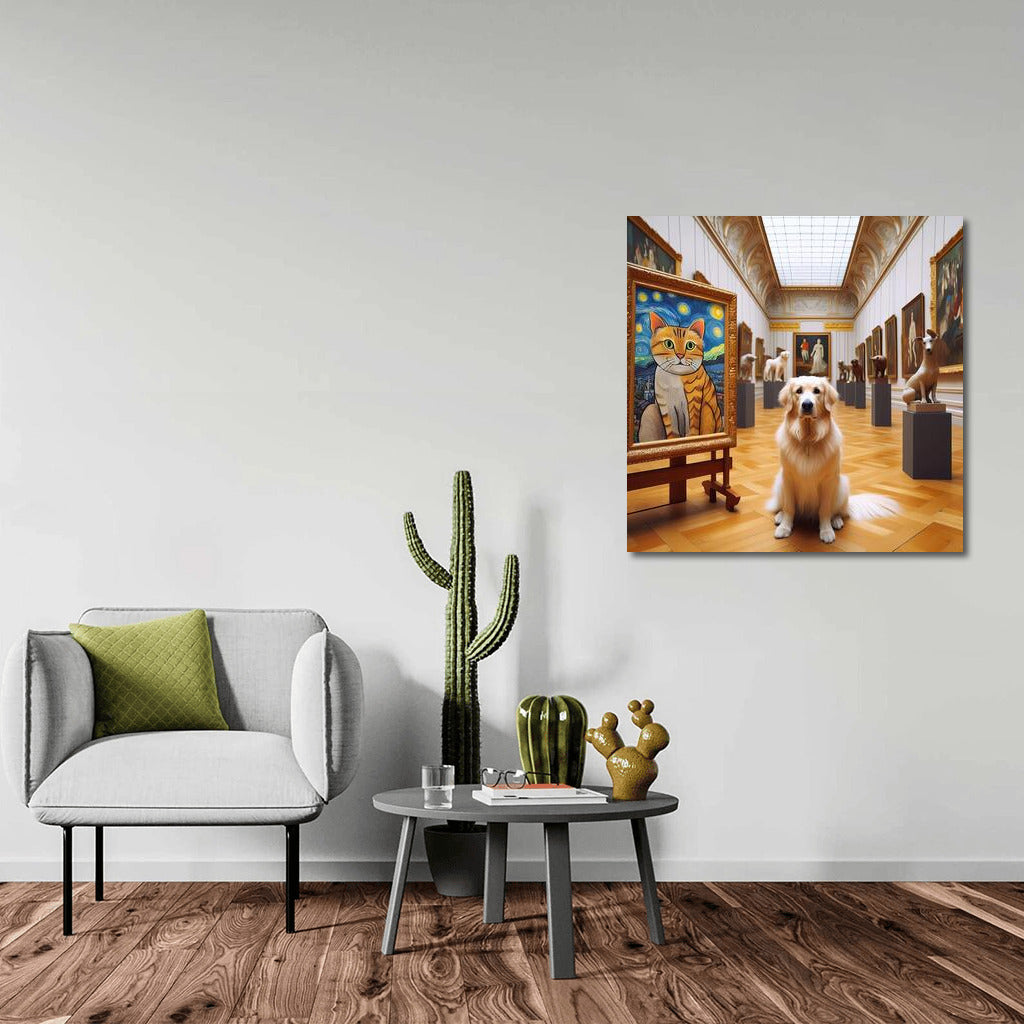 Inspired by Labrador in Art Gallery