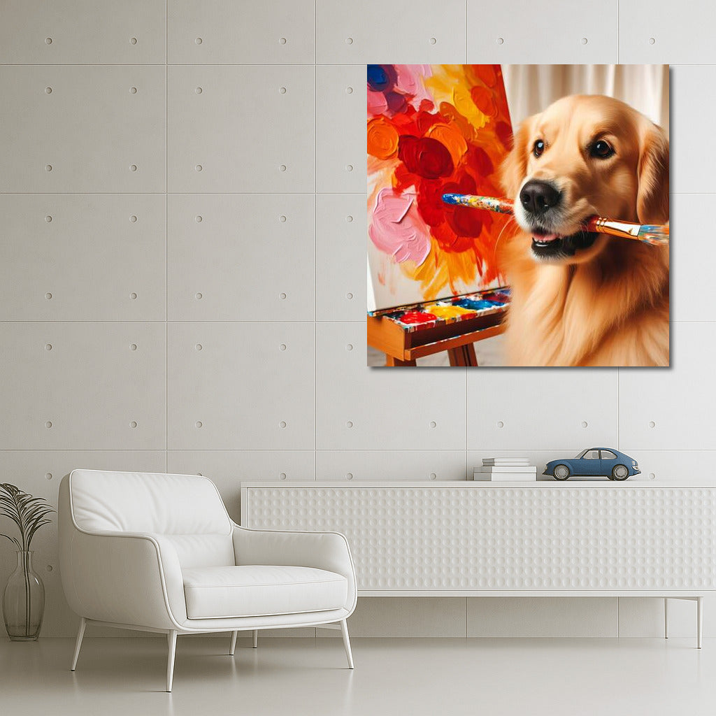 Labrador's Creativity: Bright Strokes of the Artist