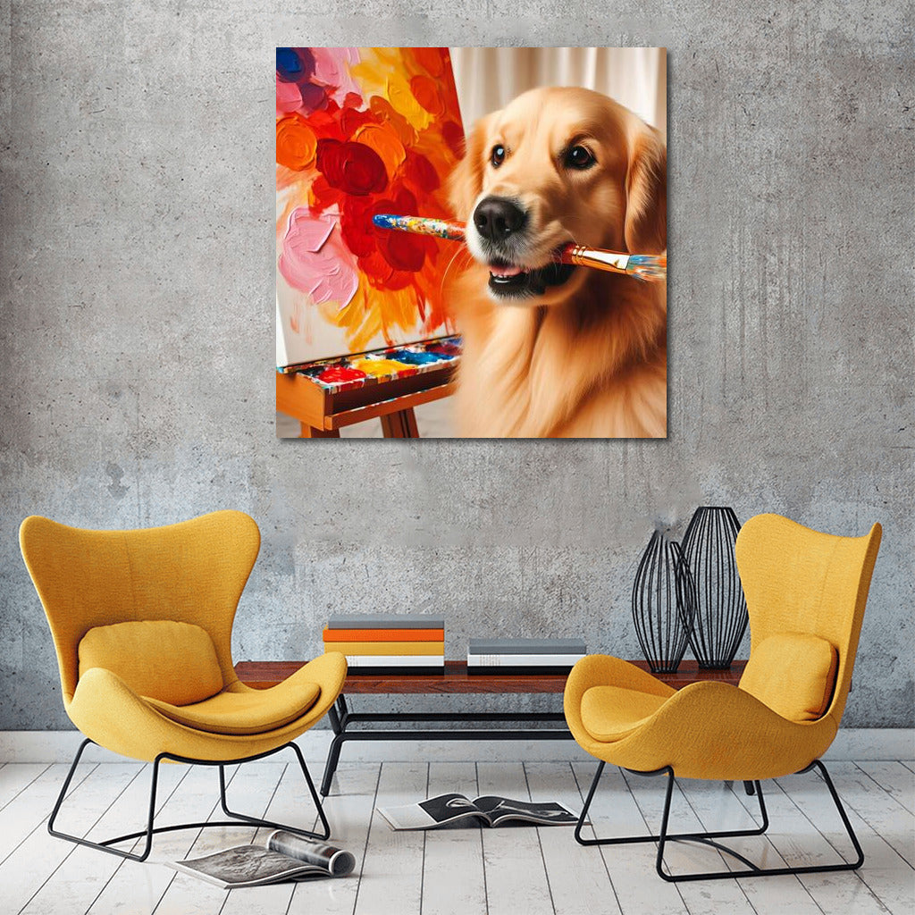 Labrador's Creativity: Bright Strokes of the Artist