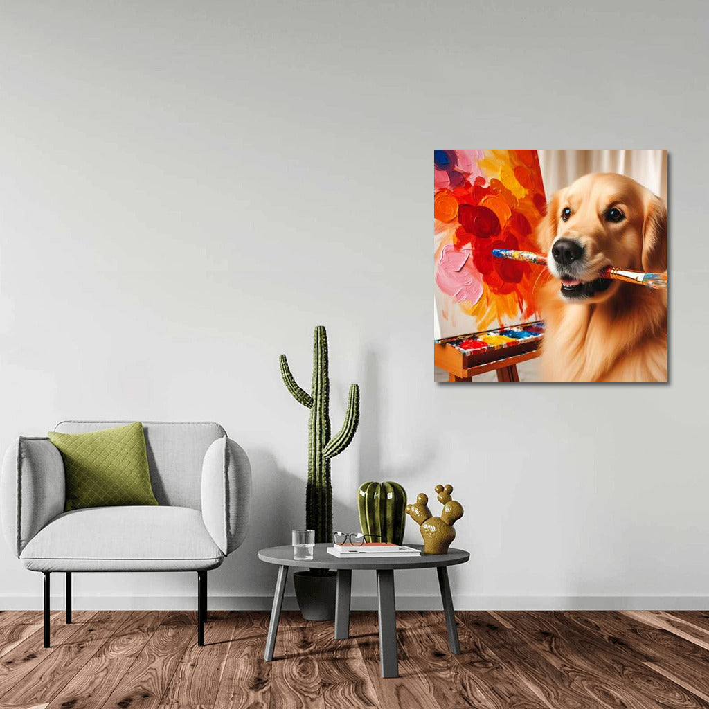 Labrador's Creativity: Bright Strokes of the Artist