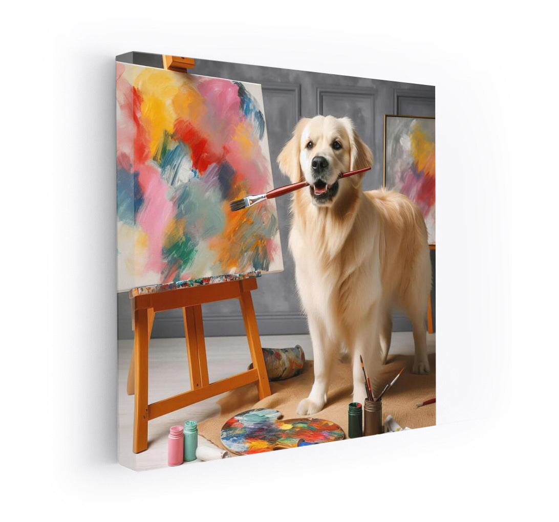 Creative Dog: Abstraction in Bright Colors