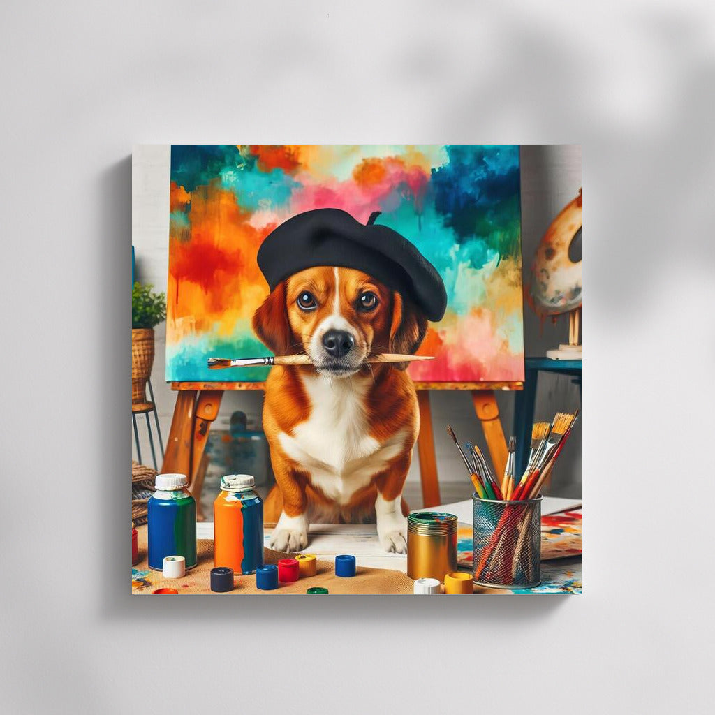 Creative Bulldog in Bright Studio: Joy and Comfort for Your Home