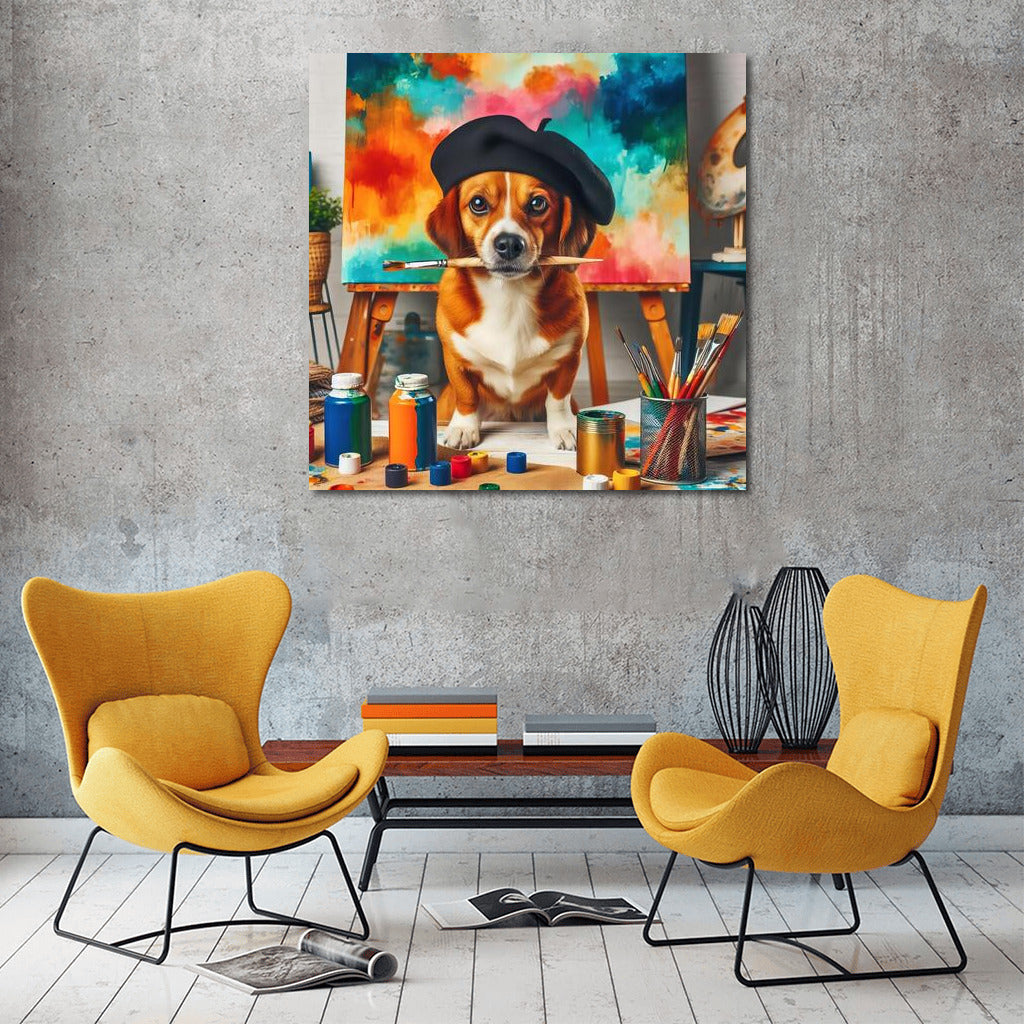 Creative Bulldog in Bright Studio: Joy and Comfort for Your Home