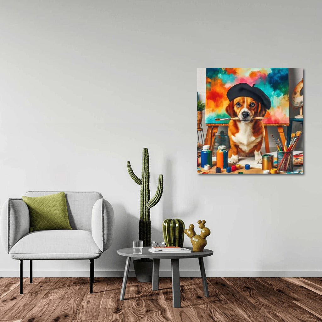 Creative Bulldog in Bright Studio: Joy and Comfort for Your Home
