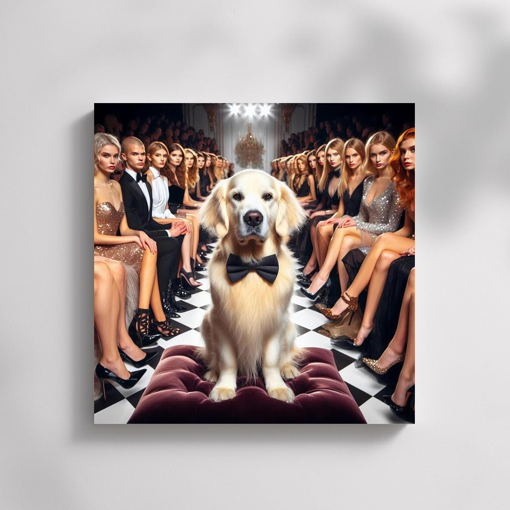 Stylish Dog on the Catwalk: Fashion Show for Four-Leggeds