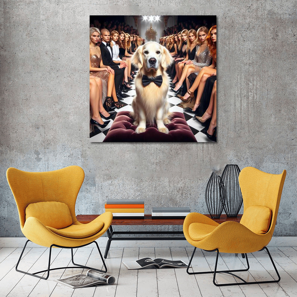 Stylish Dog on the Catwalk: Fashion Show for Four-Leggeds