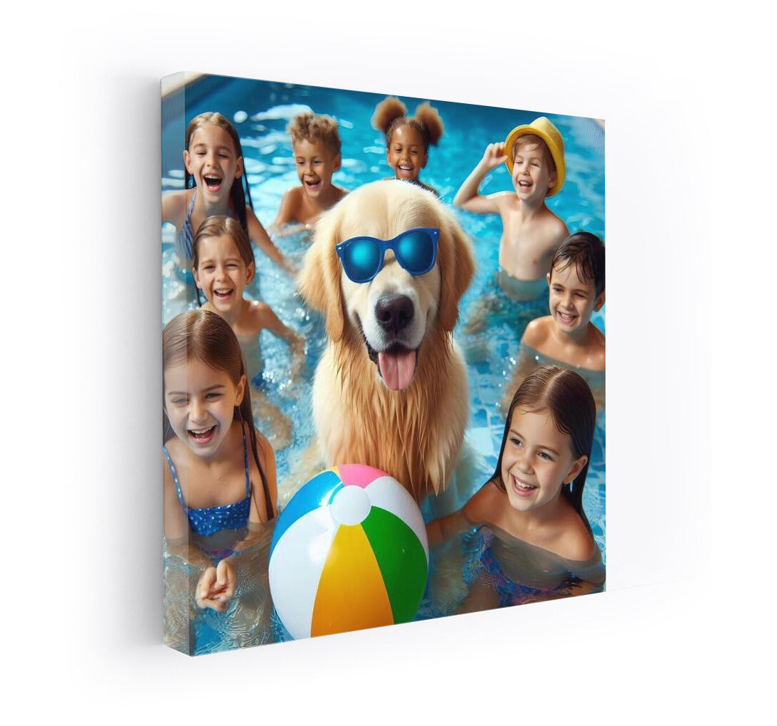 Dog Pool Fun: Water Adventures and Laughter