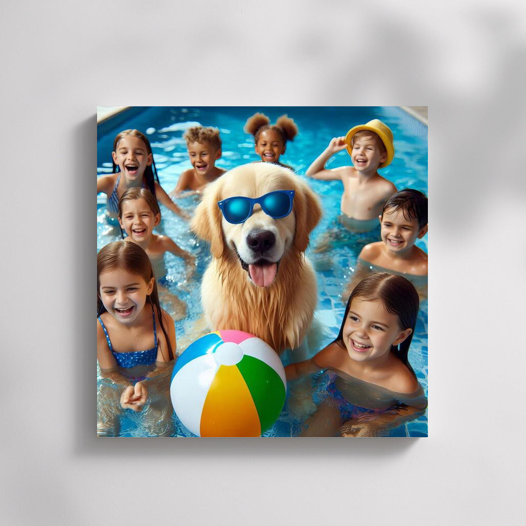 Dog Pool Fun: Water Adventures and Laughter