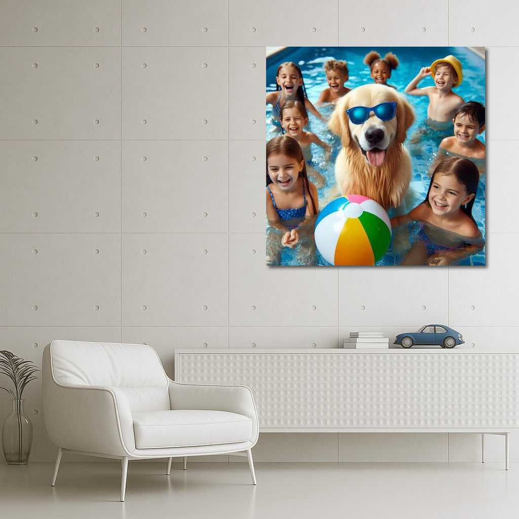 Dog Pool Fun: Water Adventures and Laughter