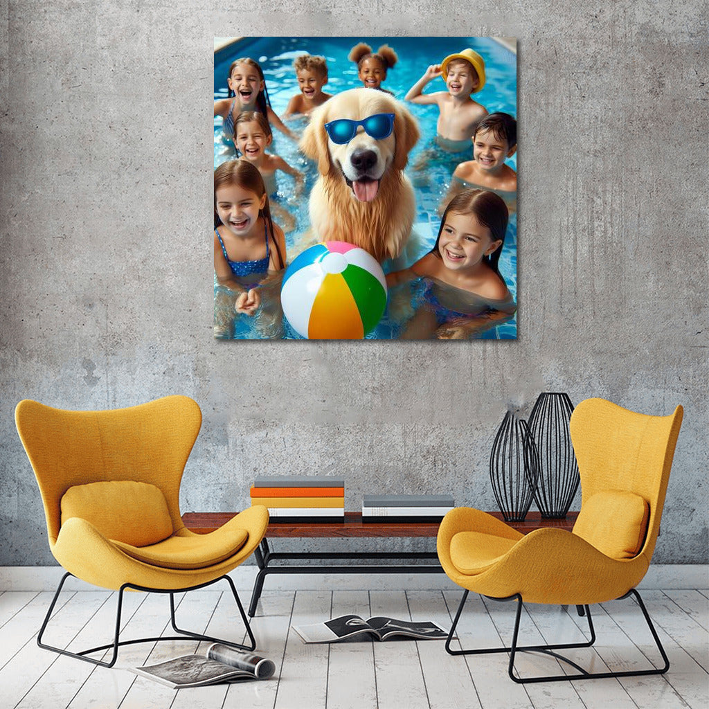 Dog Pool Fun: Water Adventures and Laughter