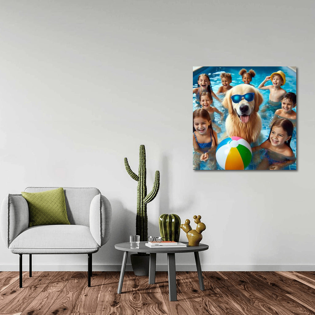 Dog Pool Fun: Water Adventures and Laughter