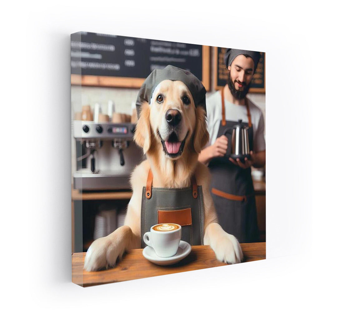 Coffee Masterpiece by Barista Dog: Charm for Your Cafe