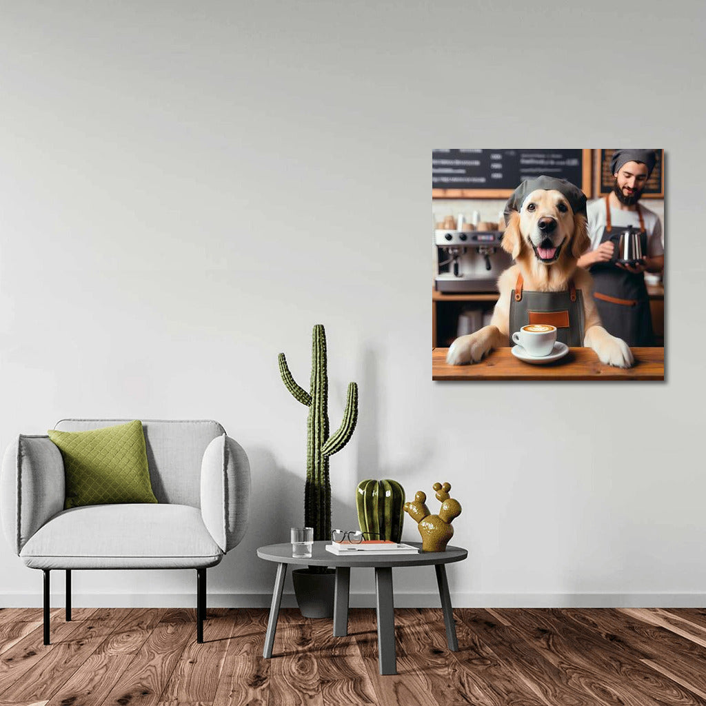 Coffee Masterpiece by Barista Dog: Charm for Your Cafe