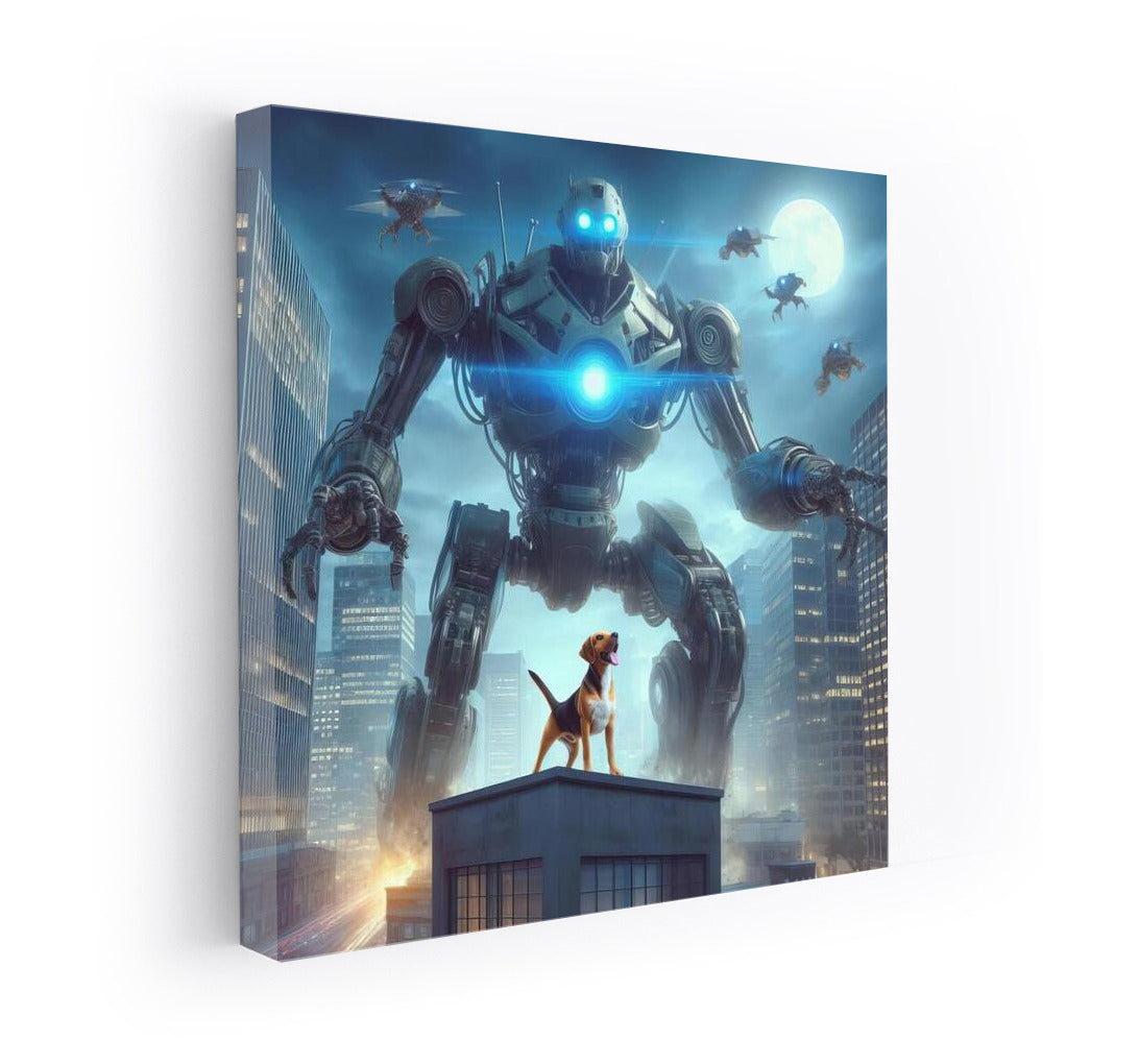 Superdog in Mecha-Robot: City Defender from Aliens