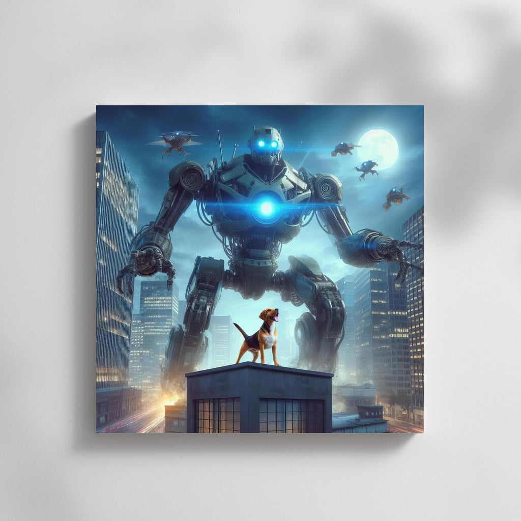 Superdog in Mecha-Robot: City Defender from Aliens
