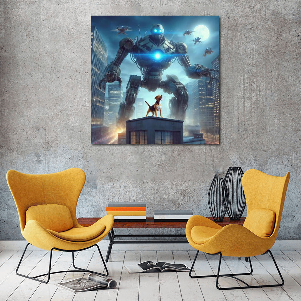 Superdog in Mecha-Robot: City Defender from Aliens