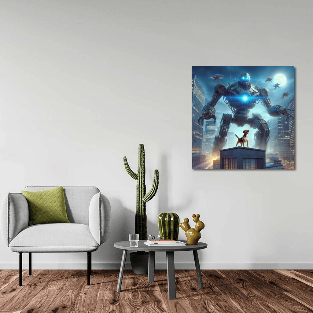 Superdog in Mecha-Robot: City Defender from Aliens