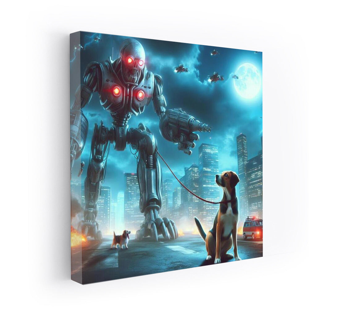 Space Defender: Hero Dog in Giant Robot vs. Aliens