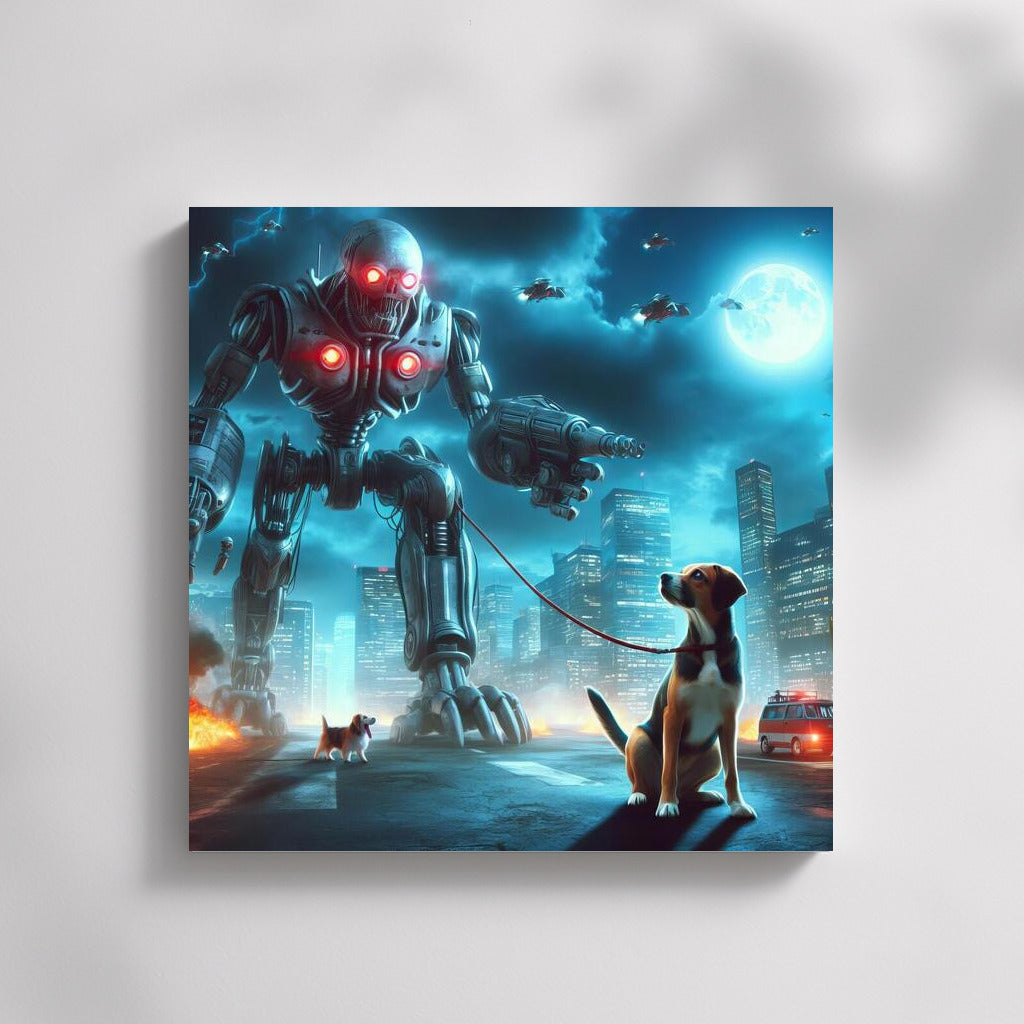 Space Defender: Hero Dog in Giant Robot vs. Aliens