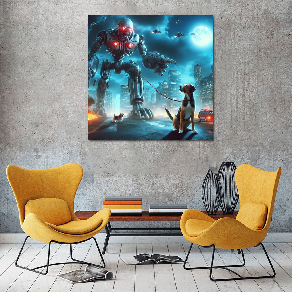 Space Defender: Hero Dog in Giant Robot vs. Aliens