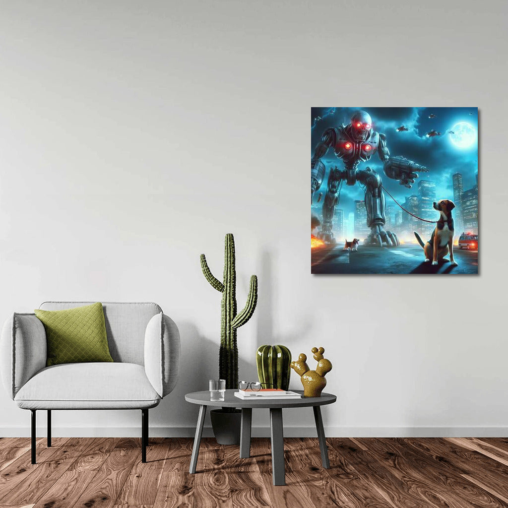 Space Defender: Hero Dog in Giant Robot vs. Aliens