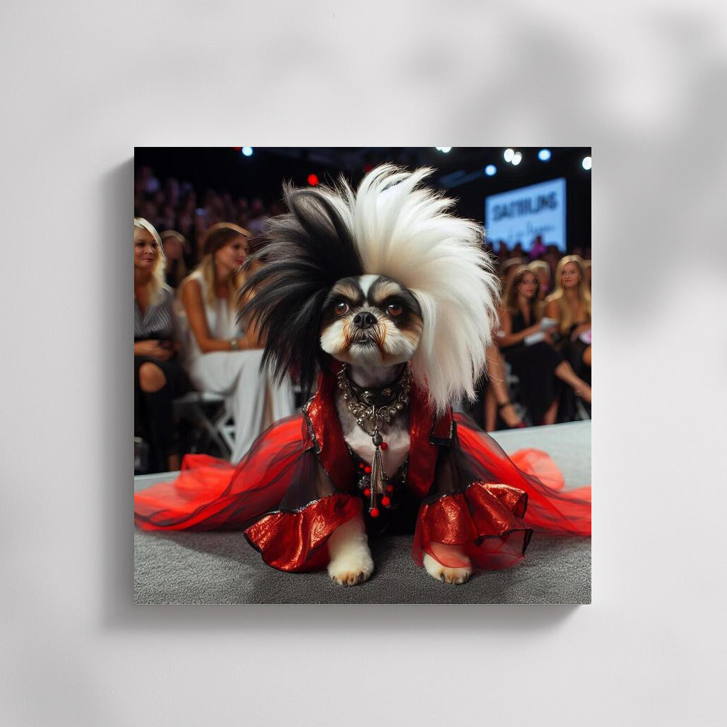 Dog Cruella in Disney Style: A Bright Look for Fashionistas
