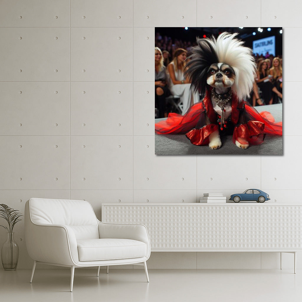 Dog Cruella in Disney Style: A Bright Look for Fashionistas