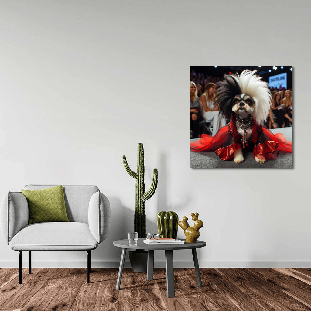 Dog Cruella in Disney Style: A Bright Look for Fashionistas
