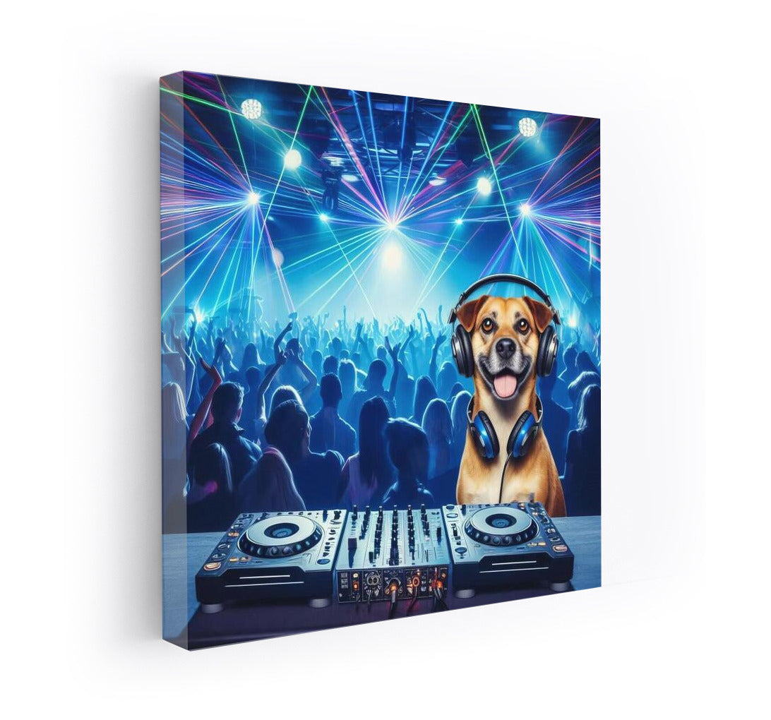 Fluffy DJ Party: Dog at the Control 2