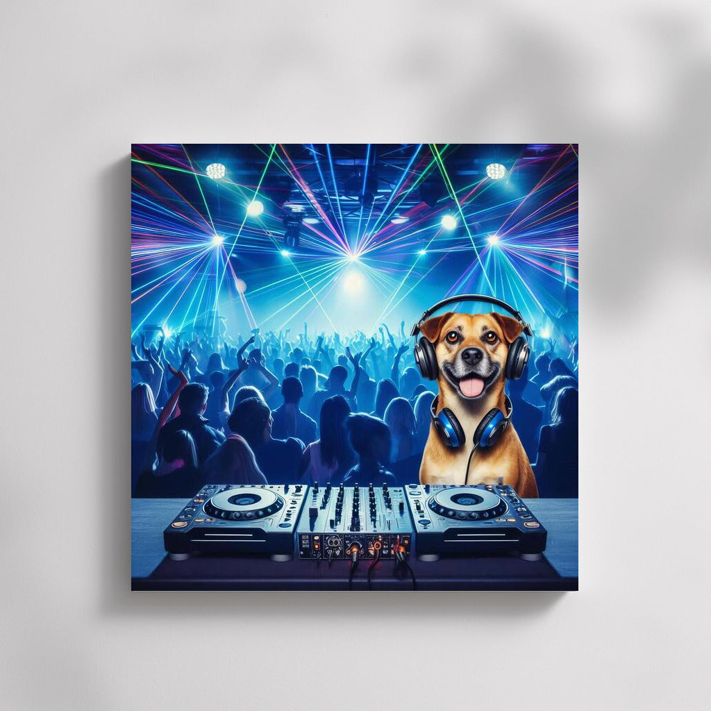 Fluffy DJ Party: Dog at the Control 2