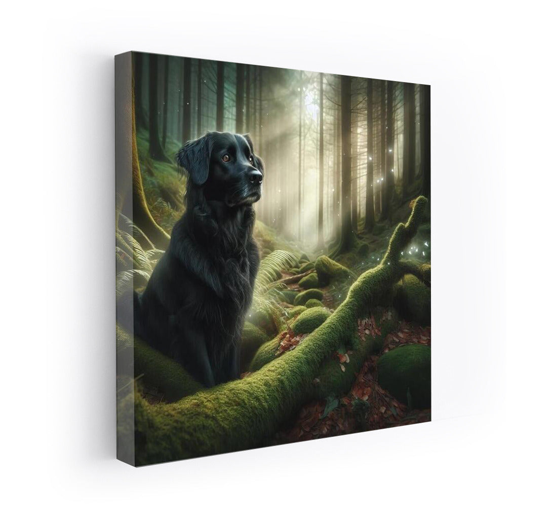 Dog in the Enchanted Forest: Magical Contemplation