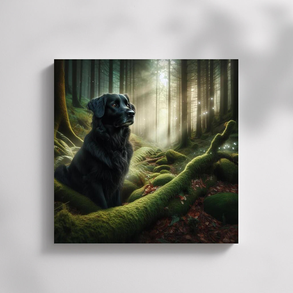 Dog in the Enchanted Forest: Magical Contemplation