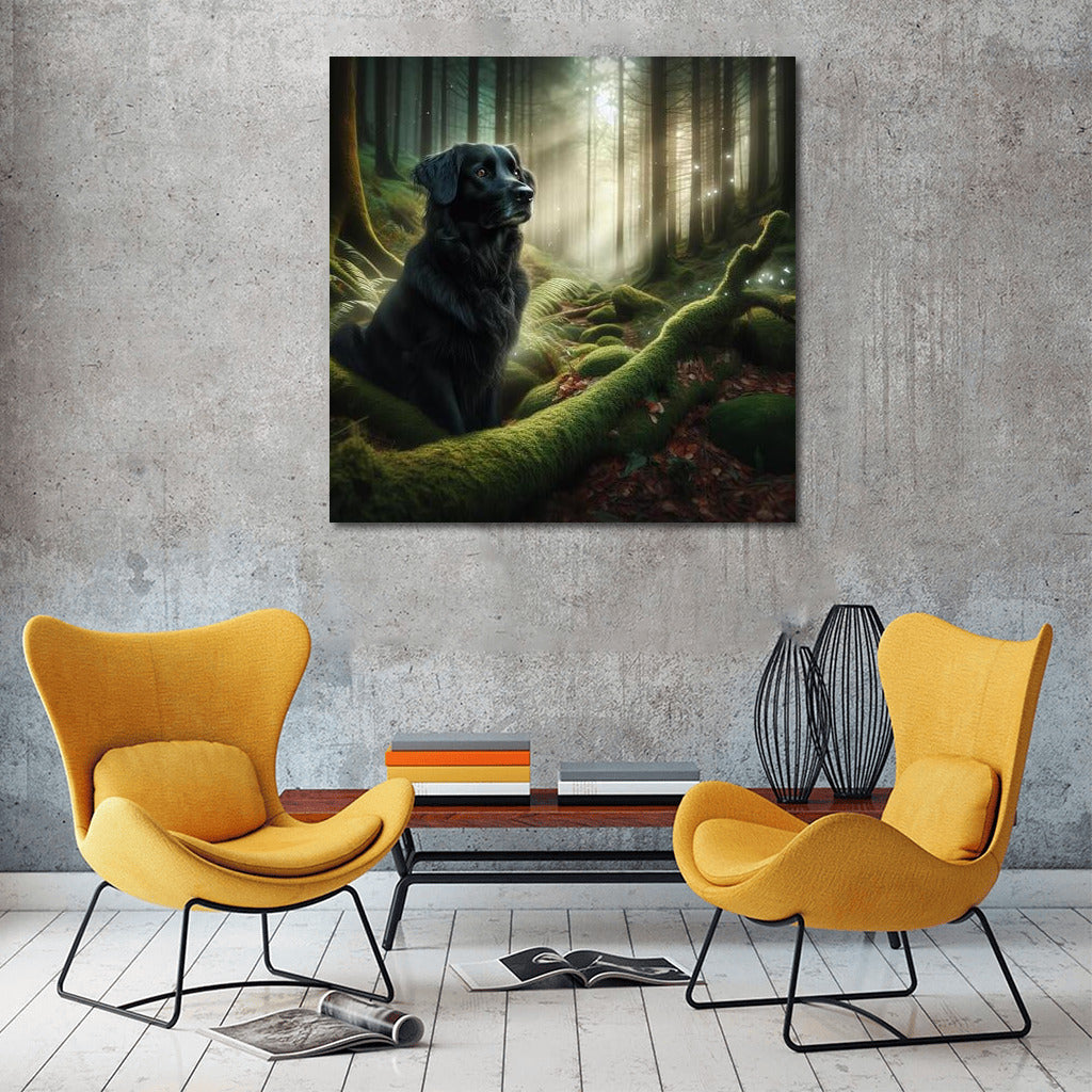 Dog in the Enchanted Forest: Magical Contemplation