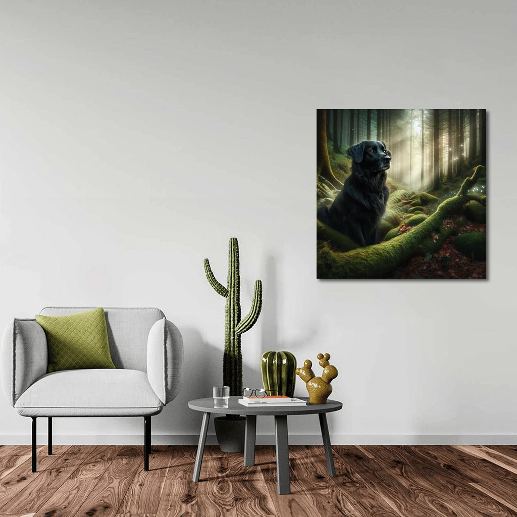 Dog in the Enchanted Forest: Magical Contemplation