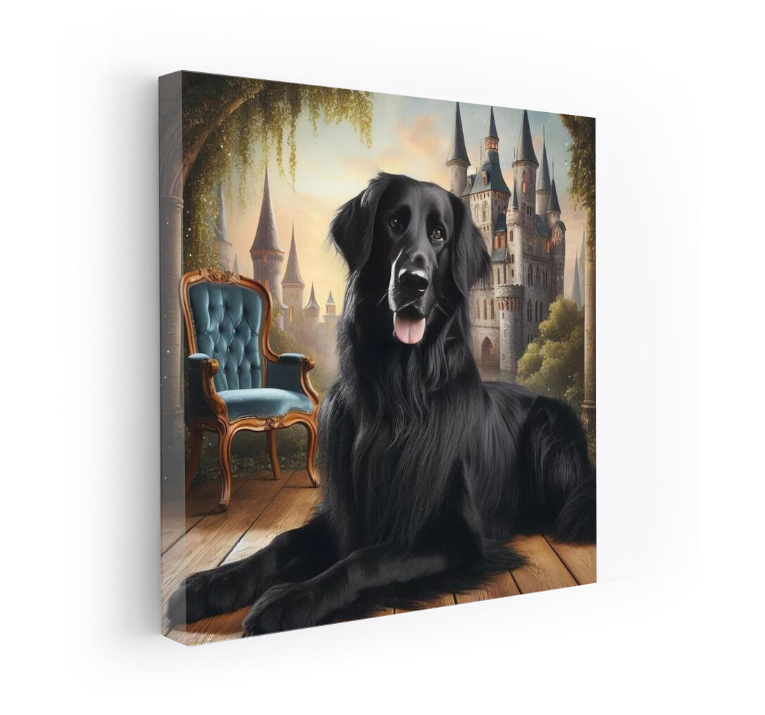 Magical Labrador in the Dream Castle: Fairytale World on Your Wall