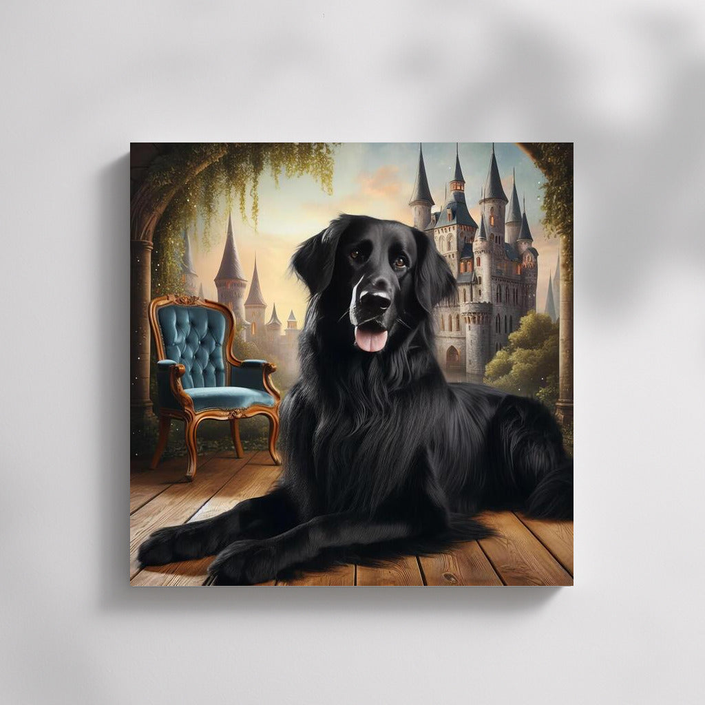 Magical Labrador in the Dream Castle: Fairytale World on Your Wall