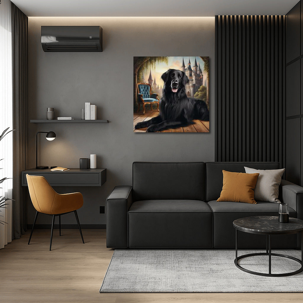 Magical Labrador in the Dream Castle: Fairytale World on Your Wall
