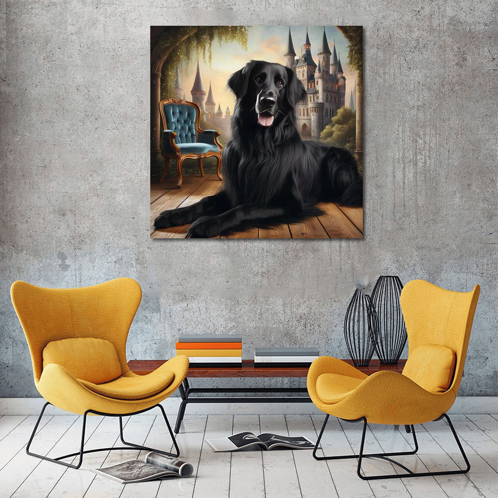 Magical Labrador in the Dream Castle: Fairytale World on Your Wall