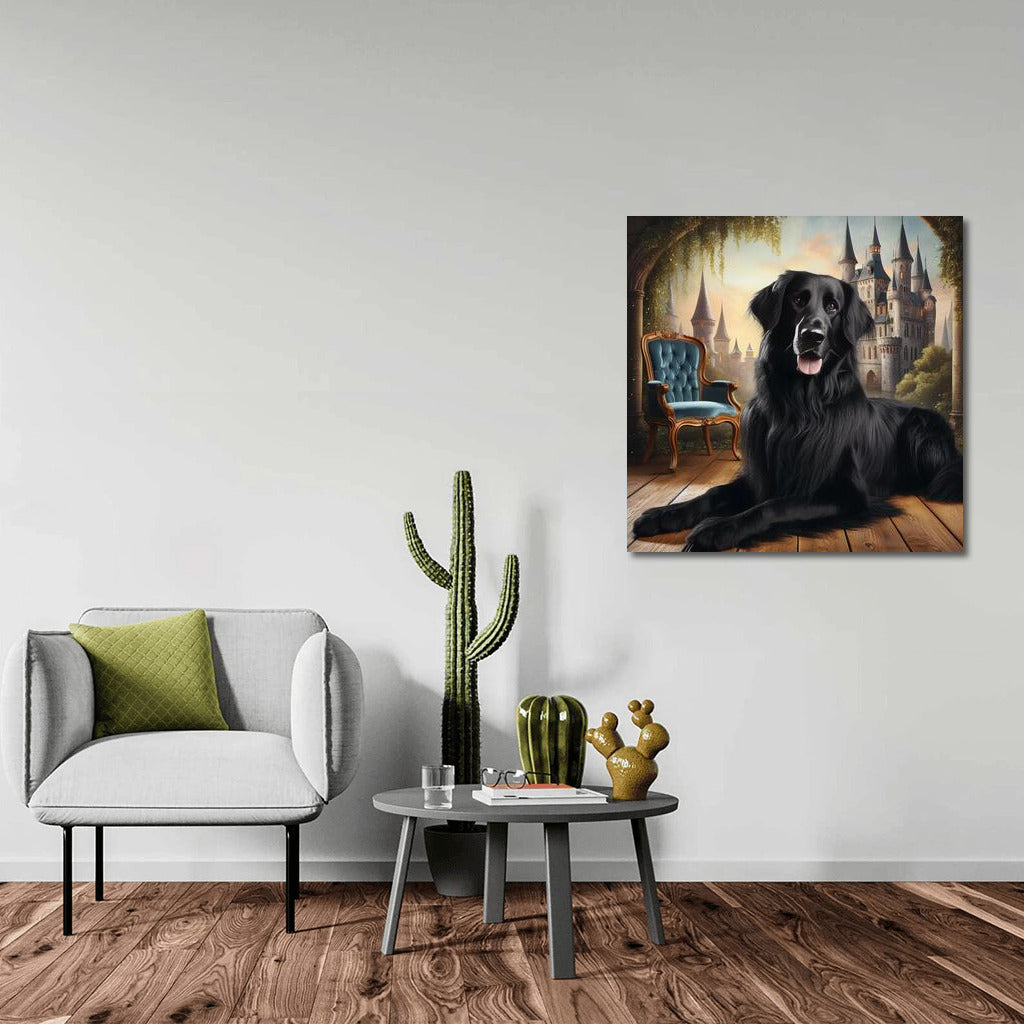 Magical Labrador in the Dream Castle: Fairytale World on Your Wall
