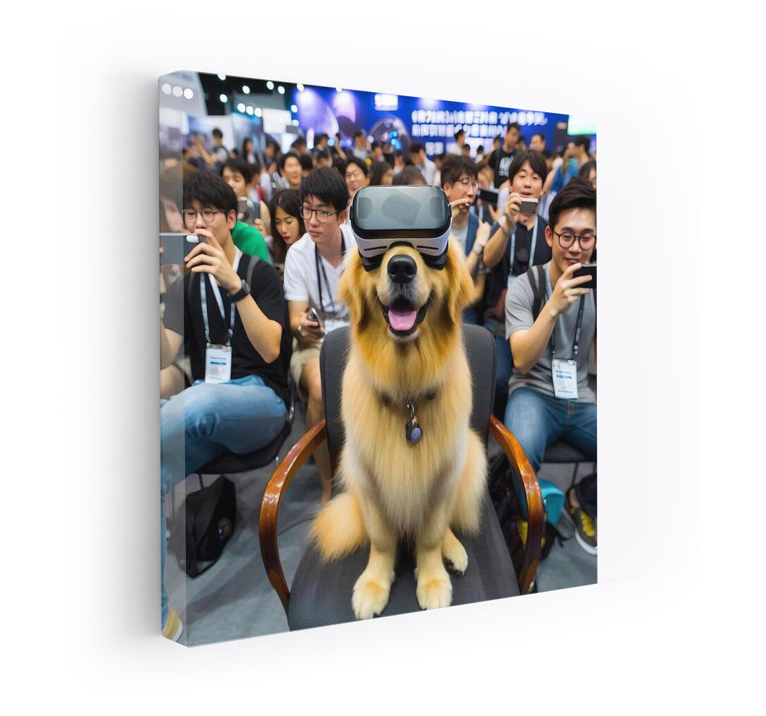 Dog in Virtual Reality: Tech Expo 2