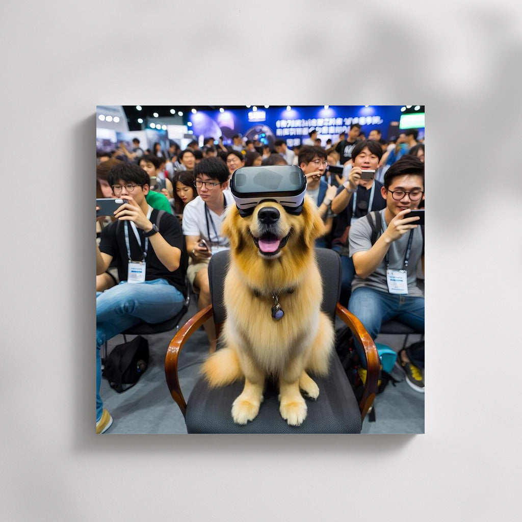 Dog in Virtual Reality: Tech Expo 2