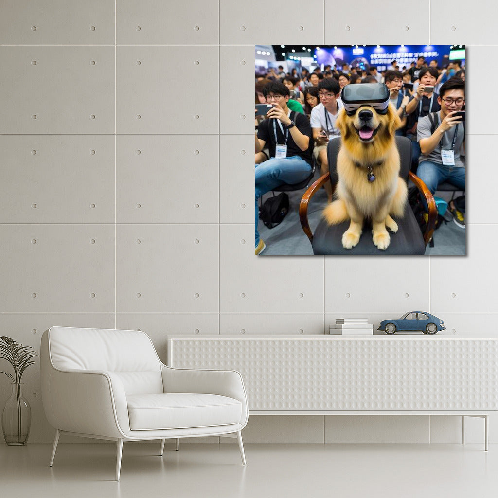 Dog in Virtual Reality: Tech Expo 2