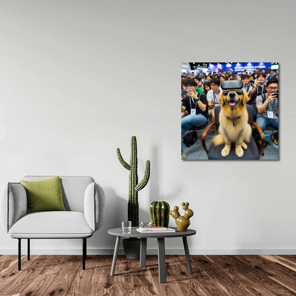 Dog in Virtual Reality: Tech Expo 2