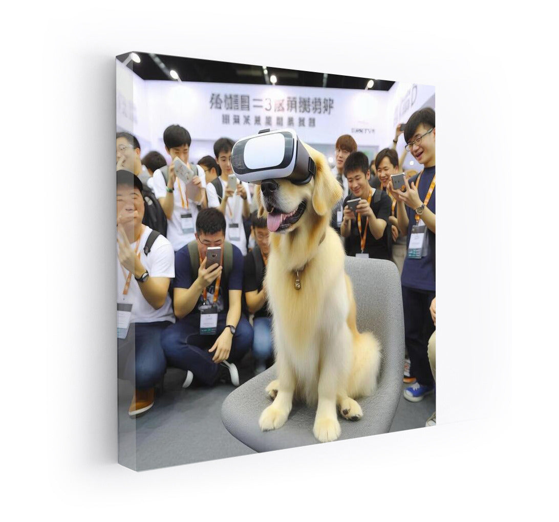 VR Dog at Techno Expo: Digital Journey for Tech Lovers