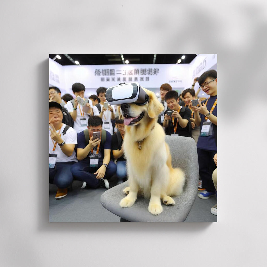 VR Dog at Techno Expo: Digital Journey for Tech Lovers