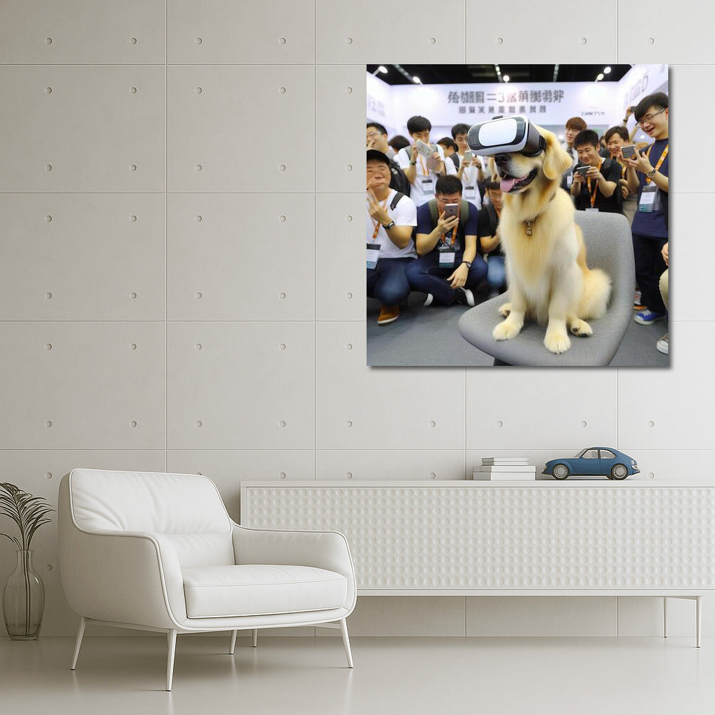 VR Dog at Techno Expo: Digital Journey for Tech Lovers
