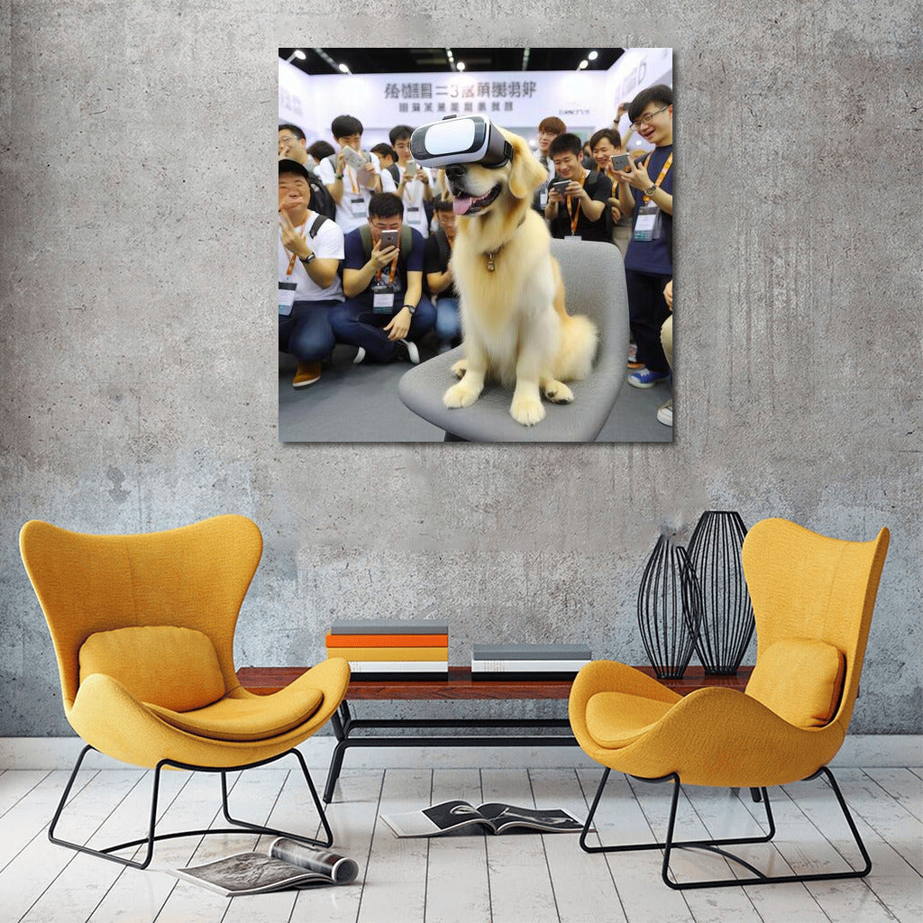 VR Dog at Techno Expo: Digital Journey for Tech Lovers