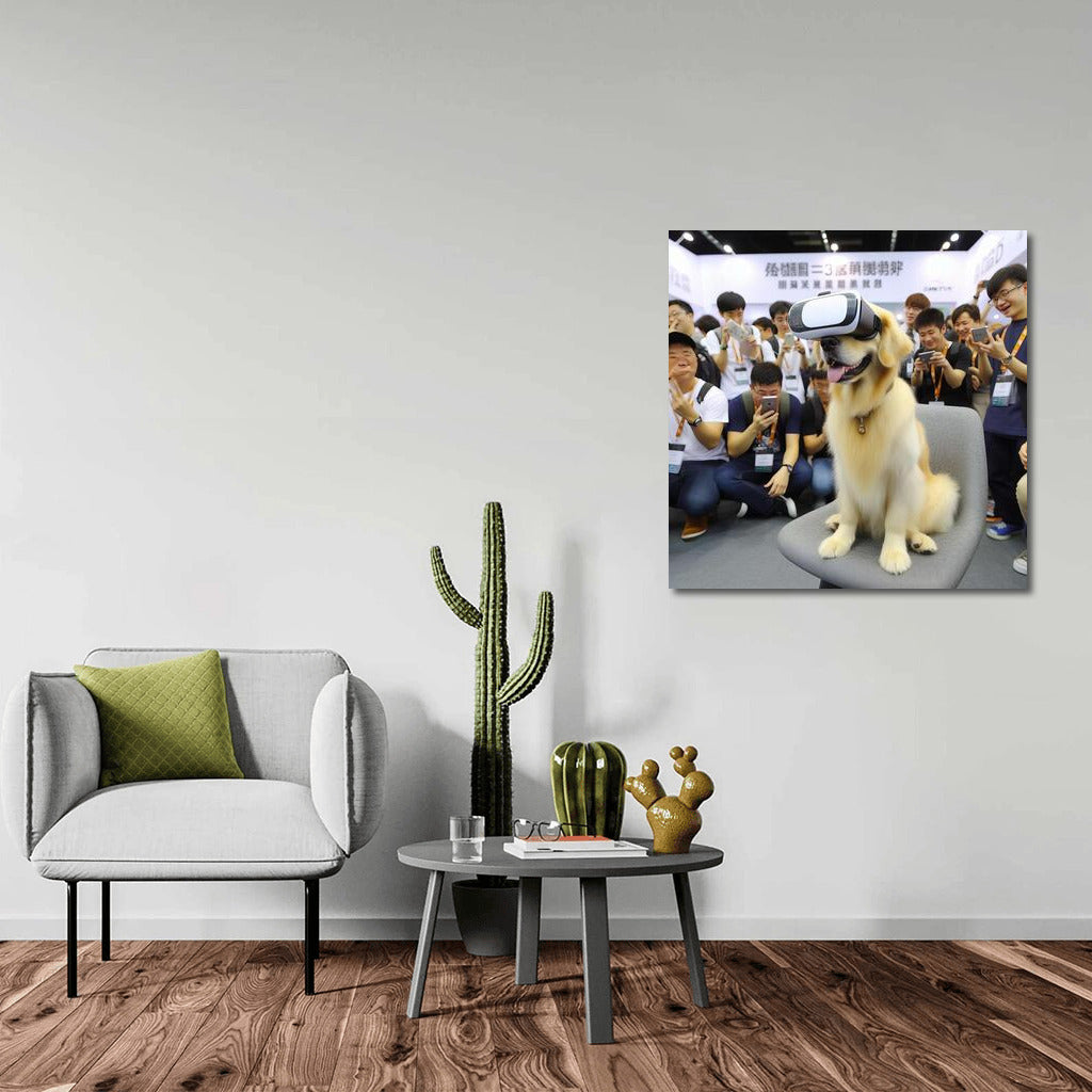 VR Dog at Techno Expo: Digital Journey for Tech Lovers