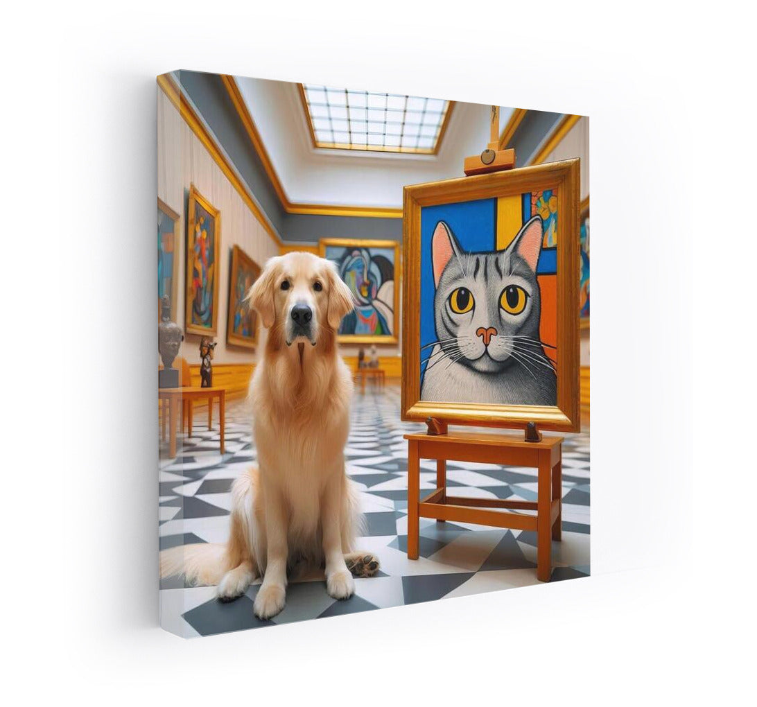 Charm in the Gallery: The Connoisseur Dog
