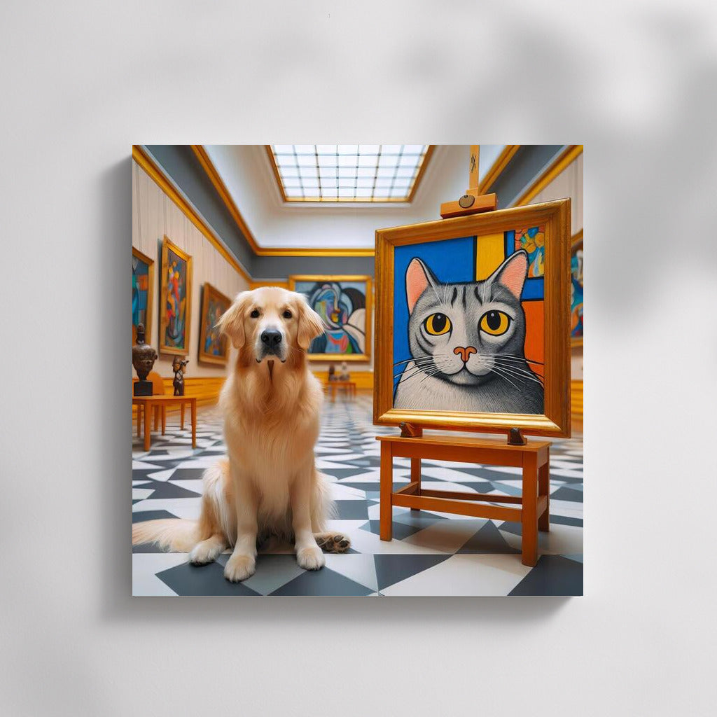 Charm in the Gallery: The Connoisseur Dog